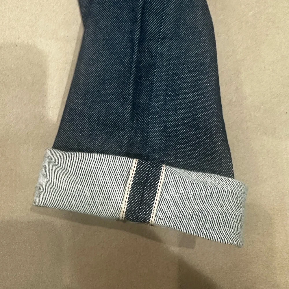Lucky Brand 110 Skinny Selvedge Jeans 31x32 – Candiani Italian Denim, Dark Wash